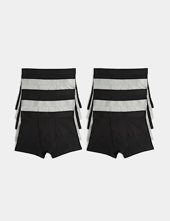 10 Pack Cotton with Stretch Trunks (5-16 Yrs)