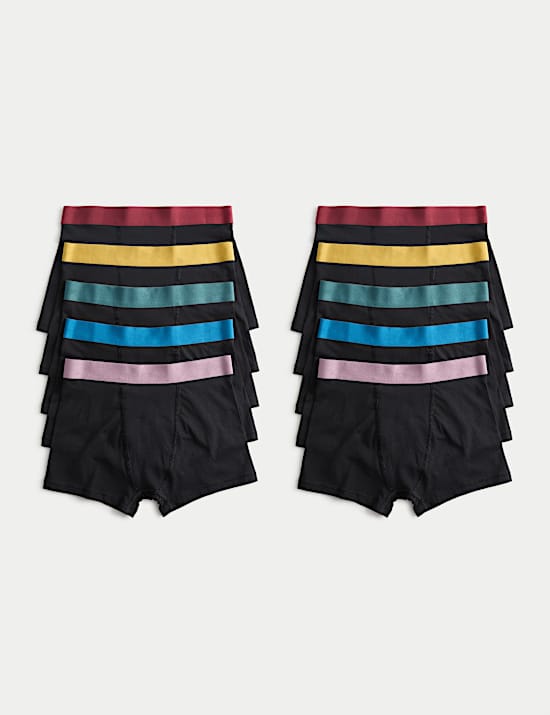 Pack de 10 bóxers slip de algodón (5-16 años)