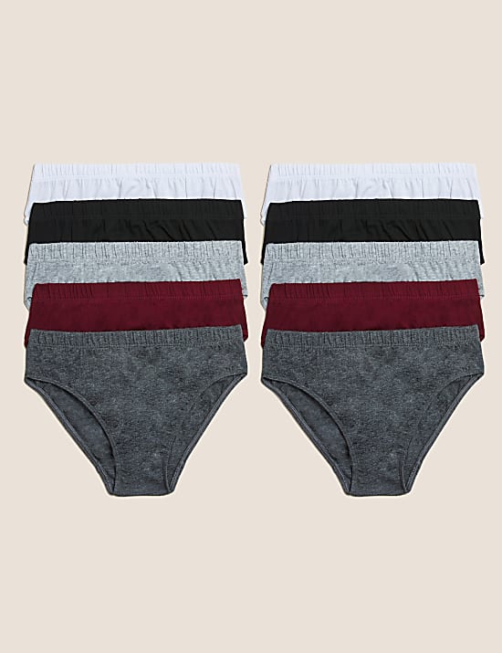 10pk Pure Cotton Briefs (2-16 Yrs)