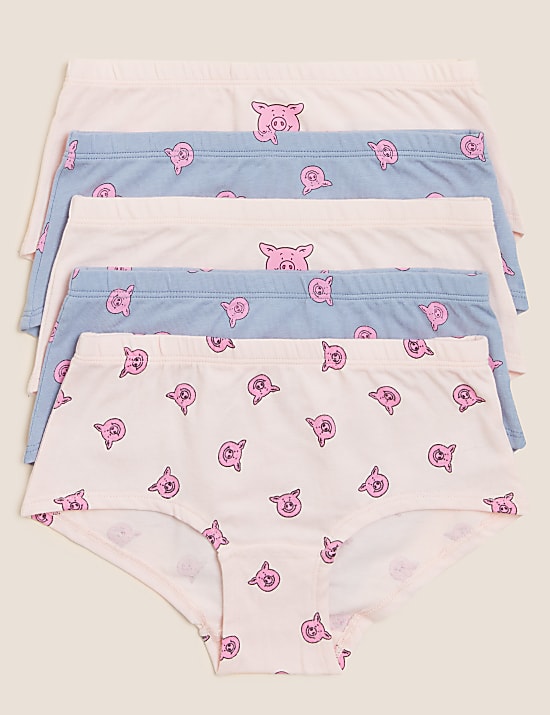 5pk Cotton with Stretch Percy Pig™ Shorts