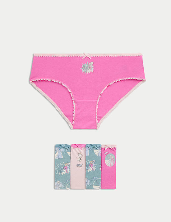 Lot de 5 culottes 100 % coton à motif Disney Frozen™ (du 2 au 8 ans)