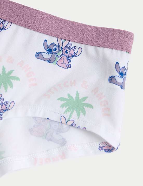 Set van 5 katoenen Lilo & Stitch™-broekjes met stretch (5-16 jaar)