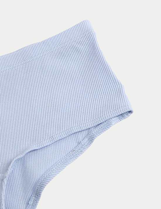 7pk Cotton Rich Ribbed Shorts (5-16 Yrs)