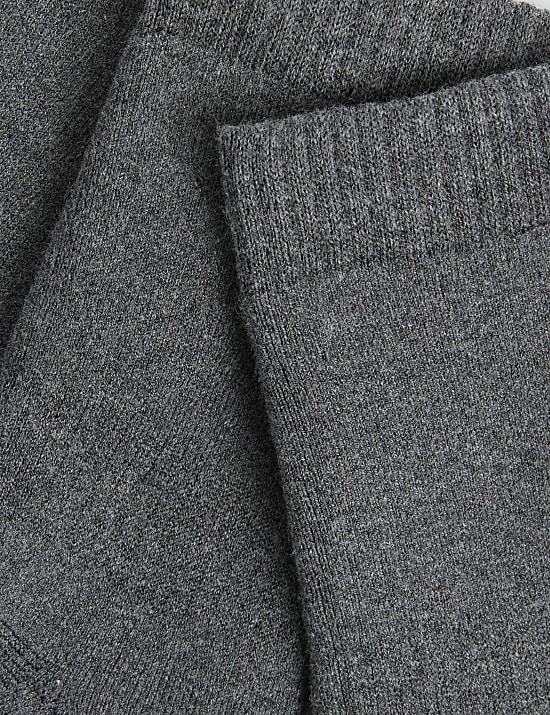 3pk Cotton Blend Thermal Socks (7-10 Yrs)