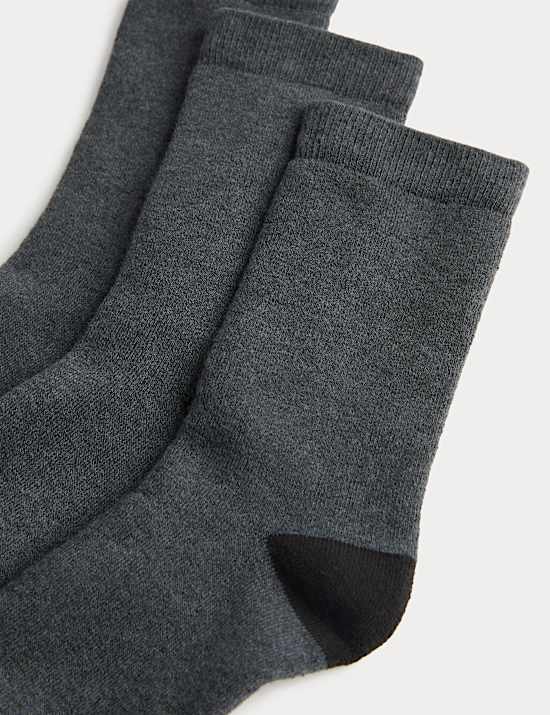 3pk Heatgen™ Thermal Ankle Socks (8½ Small to 10½ Large)
