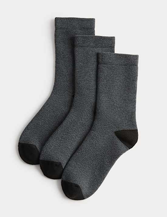 3pk Heatgen™ Thermal Ankle Socks (8½ Small to 10½ Large)