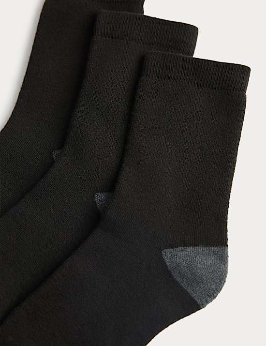 3pk Heatgen™ Thermal Ankle Socks (8½ Small to 10½ Large)