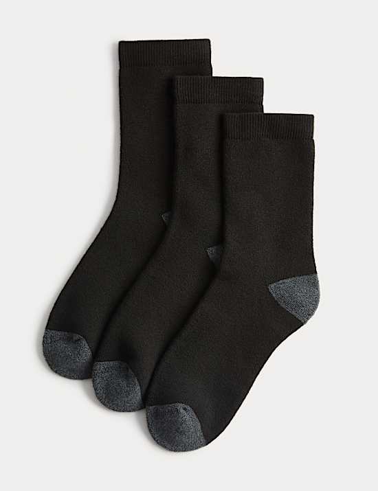 3pk Heatgen™ Thermal Ankle Socks (8½ Small to 10½ Large)