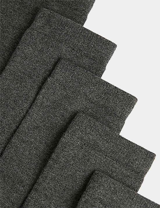 5pk Cotton Blend Comfort School Socks