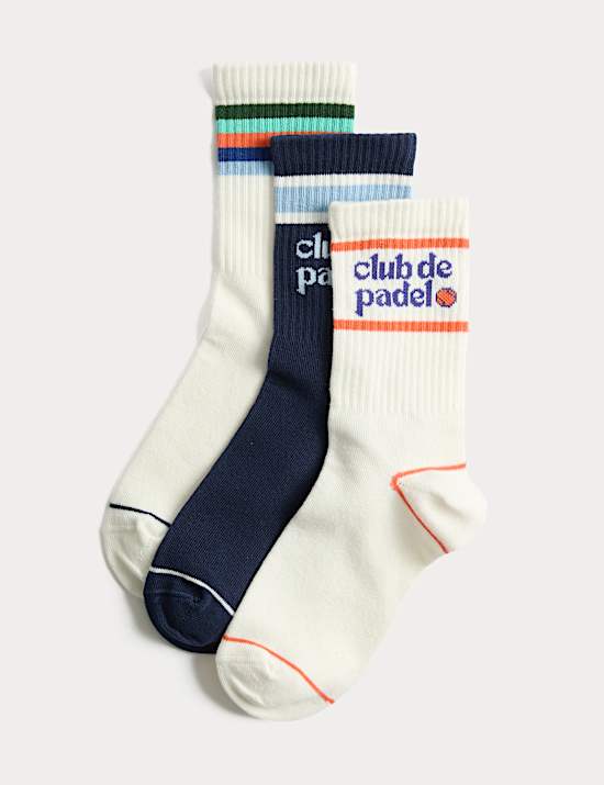 3 Pack Sports Socks (6 Small - 7 Large)
