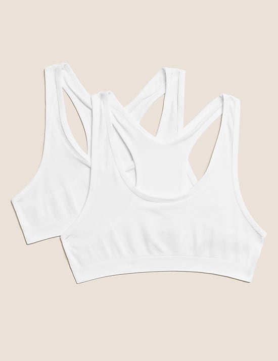 2pk Seamfree Crop Tops (9-16 Yrs)