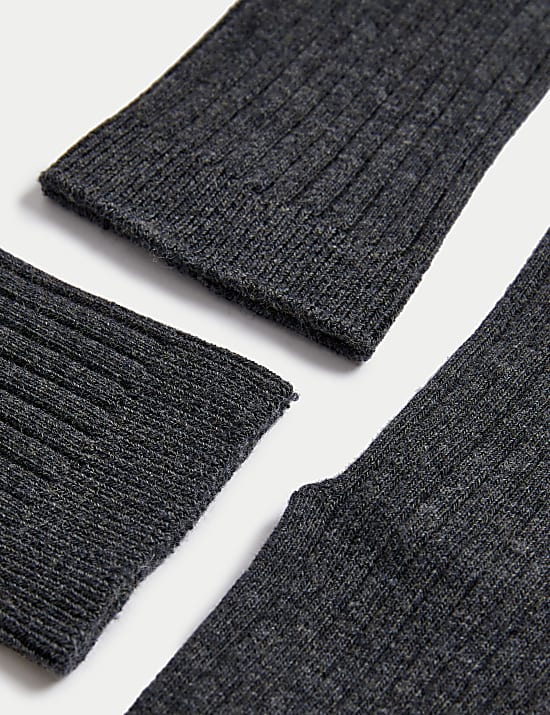 5pk of Ribbed School Socks