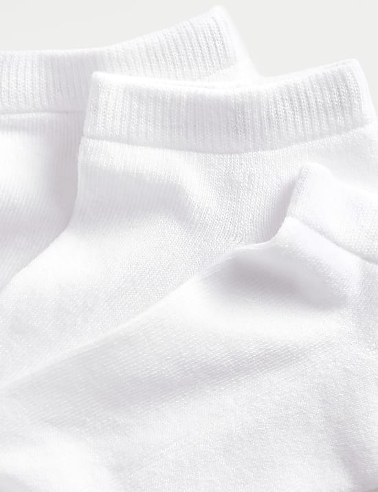 Pack de 7 pares de calcetines de algodón Trainer Liners™ (6 pequeño-10.5 grande)