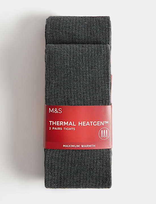 Lot de 2 paires de collants thermiques Heatgen&trade; (du 2 au 16 ans)