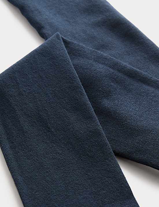 Lot de 5 paires de collants pour l'&eacute;cole en coton (du 2 au 16 ans)