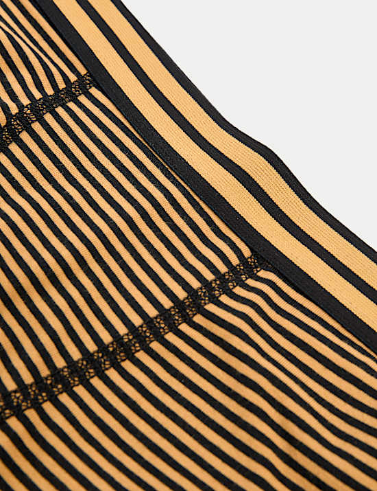 5pk Cotton with Stretch Striped Trunks (5-16 Yrs)