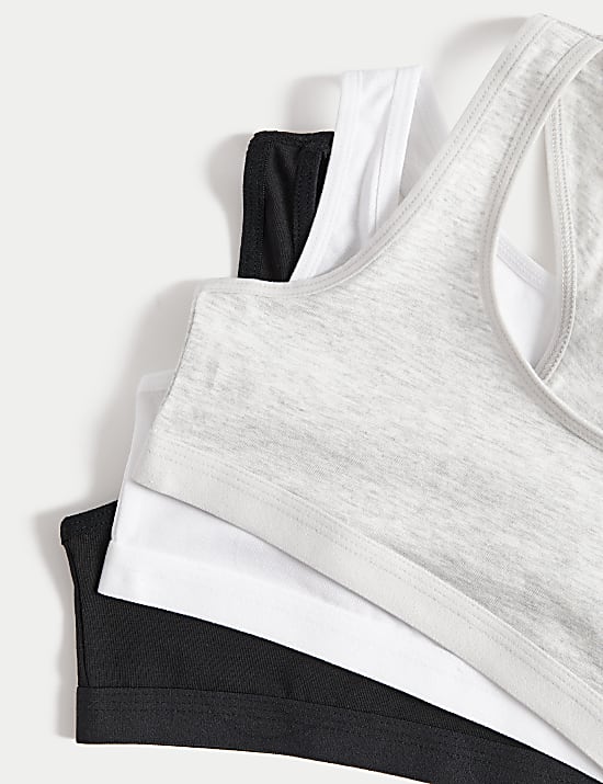 Set van 3 korte tops van katoen met stretch (6-16 jaar)