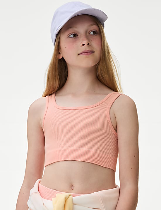 Seamless 2pc Rib Crop Set (6-16 Yrs)