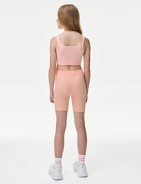 Seamless 2pc Rib Crop Set (6-16 Yrs)