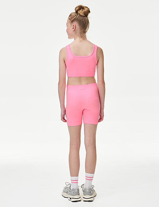 Seamless 2pc Rib Crop Set (6-16 Yrs)
