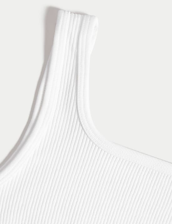 Lot de 2 hauts courts côtelés à col rond sans coutures (du 6 au 16 ans)