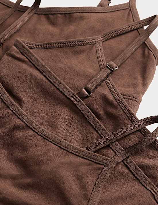 Lot de 3 hauts courts en coton extensible (du 6 au 16 ans)