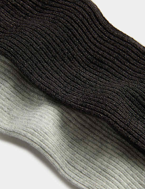 Set van 2 geribbelde maillots met glitters (2-14 jaar)