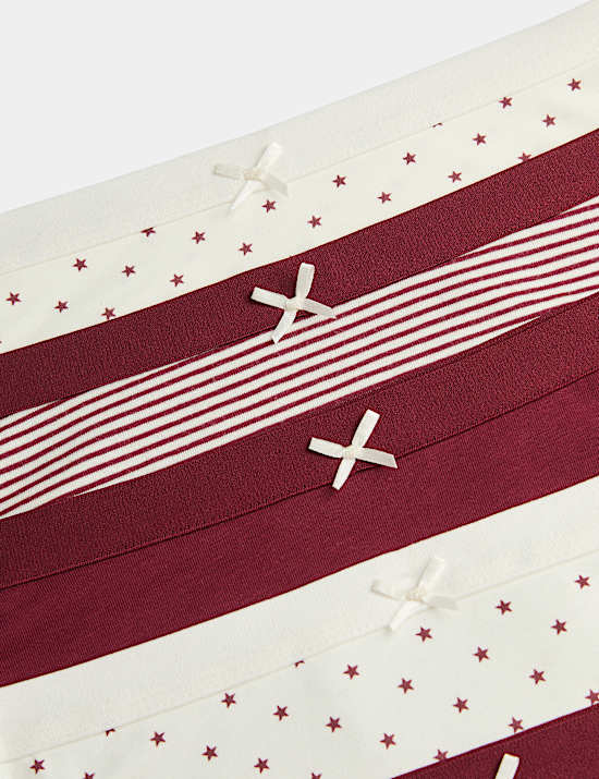 7 Pack Cotton Rich Star Stripe Shorts (5-16 Yrs)