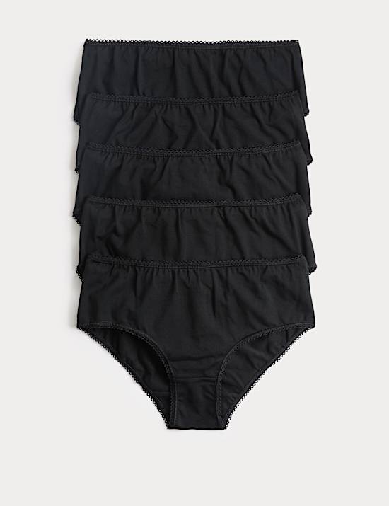 5 Pack Cotton Rich Stoma Knickers (2-16 Years)