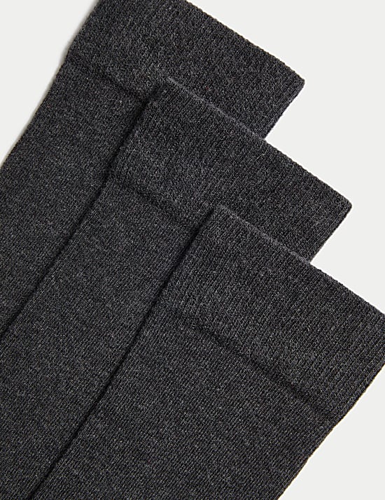 Κάλτσες πάνω από το γόνατο με υψηλή περιεκτικότητα σε βαμβάκι σε σετ των 3