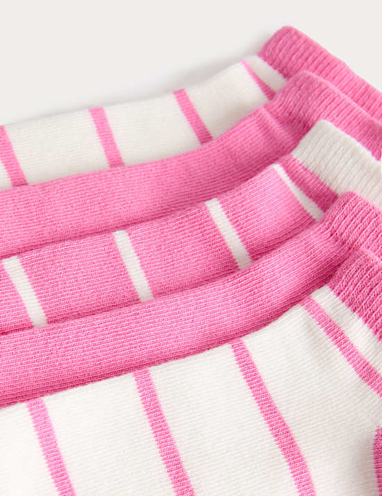 5 Pack Cotton Rich Striped Trainer Liners&trade; (6 Small - 7 Large)