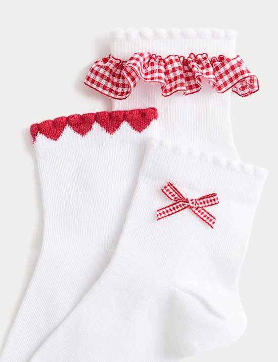 5 Pack Cotton Rich Socks (6 Small - 7 Large)