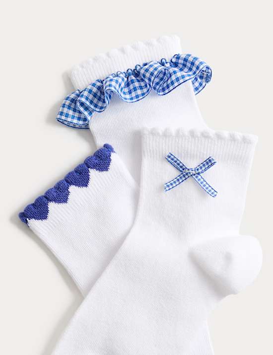 5 Pack Cotton Rich Socks (6 Small - 7 Large)