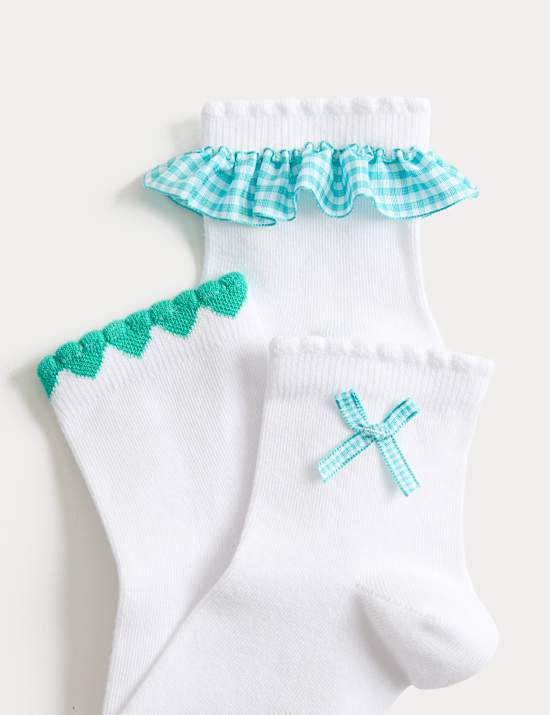 5 Pack Cotton Rich Socks (6 Small - 7 Large)