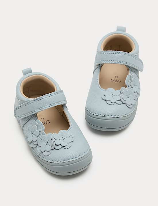 Kids' Leather Mary Jane Shoes (2-5 Small)
