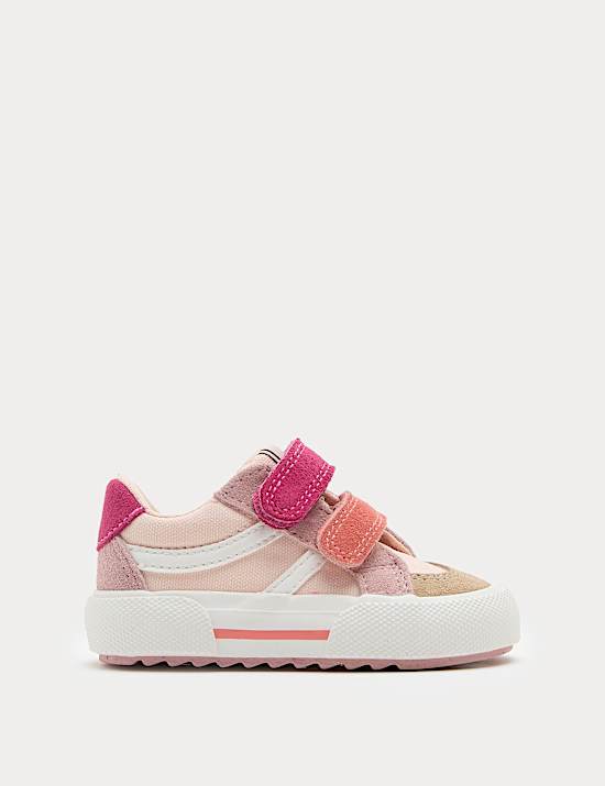 Baby Canvas Riptape Trainers (3 Small - 4 Small)