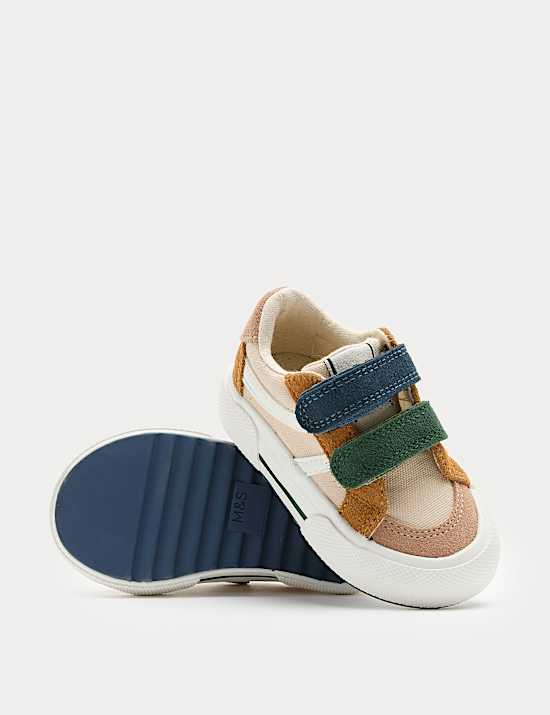 Baby Canvas Riptape Trainers (3 Small - 4 Small)