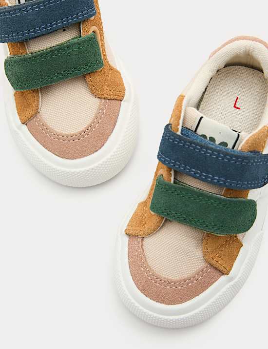 Baby Canvas Riptape Trainers (3 Small - 4 Small)