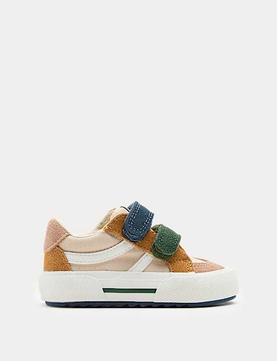 Baby Canvas Riptape Trainers (3 Small - 4 Small)