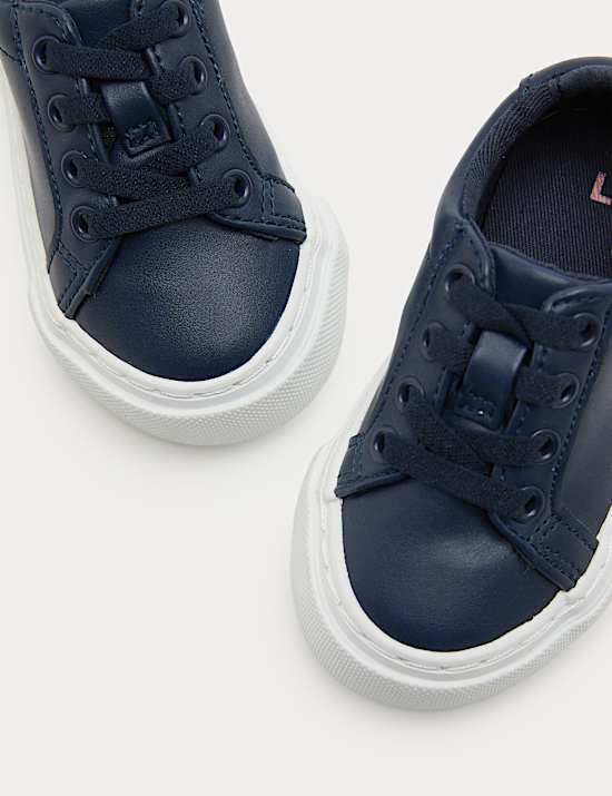 Baby Lace Up Pram Shoes (3 Small - 4 Small)