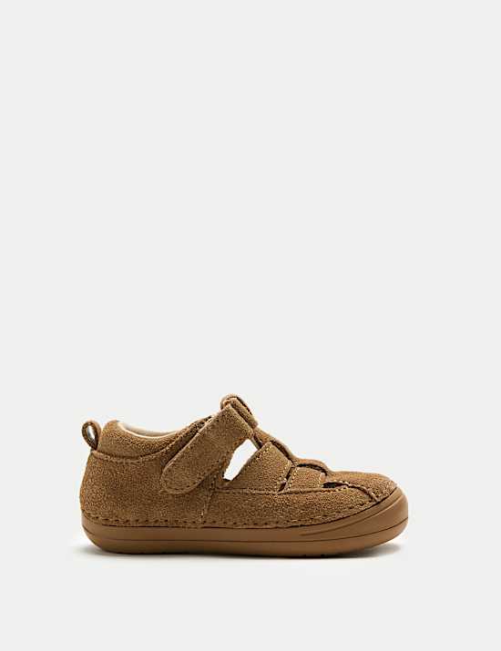 First Walker Suede Fisherman Sandals (2-5 Small)