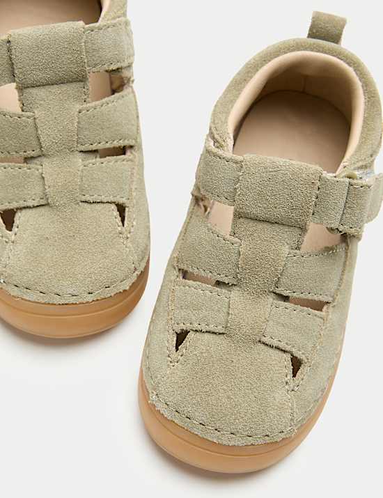 First Walker Suede Fisherman Sandals (2-5 Small)