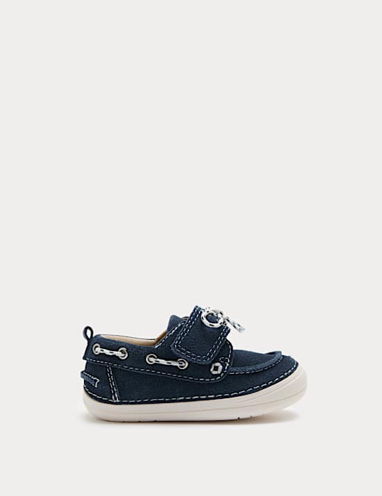 First Walker Suede Boat Shoes (2 Small-5 Small)