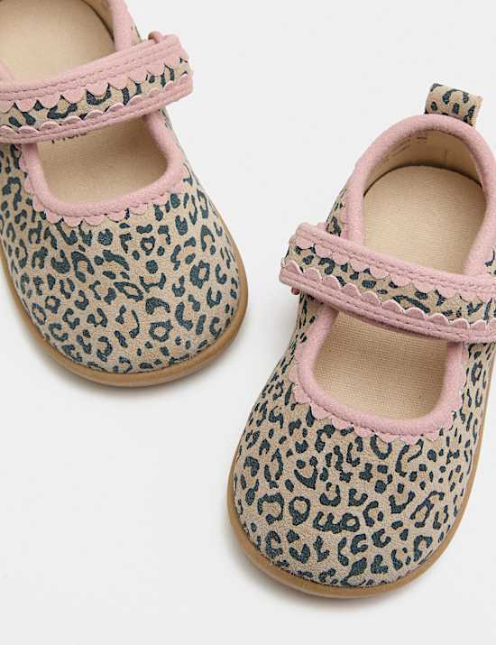 Kids' Barefoot Leopard Ballet Pumps (3 Small - 5 Small)