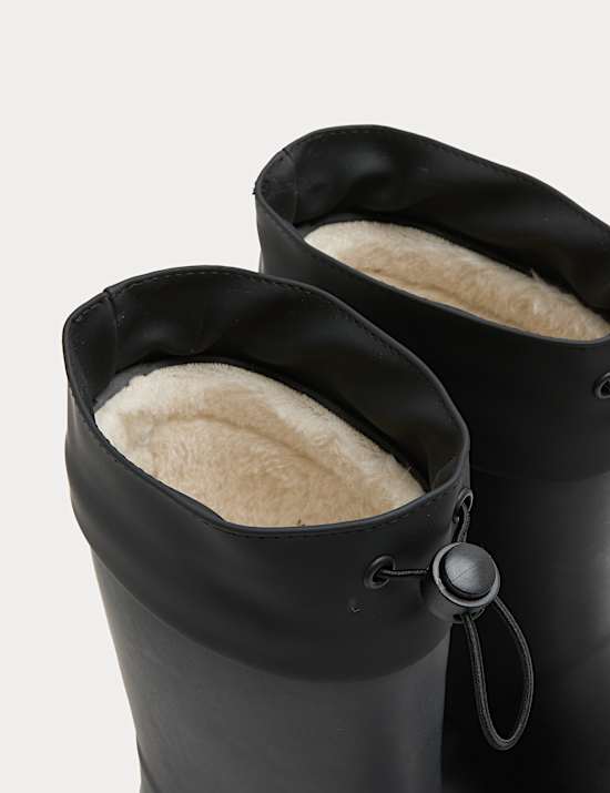 Bottes enfants unies &agrave; revers (du 20,5 au 39,5)