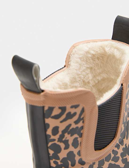 Kids' Leopard Print Wellies (3 Small - 12 Small)