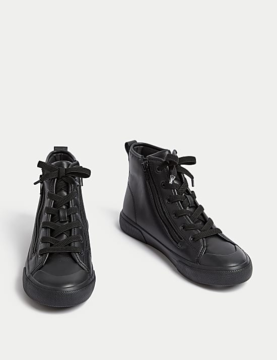 Kids' Freshfeet™ Zip High Tops (4 Small - 7 Large)