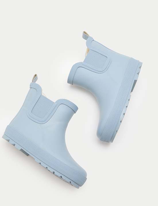 Kids' Warm Lined Chelsea Wellies (3 Small - 2 Large)