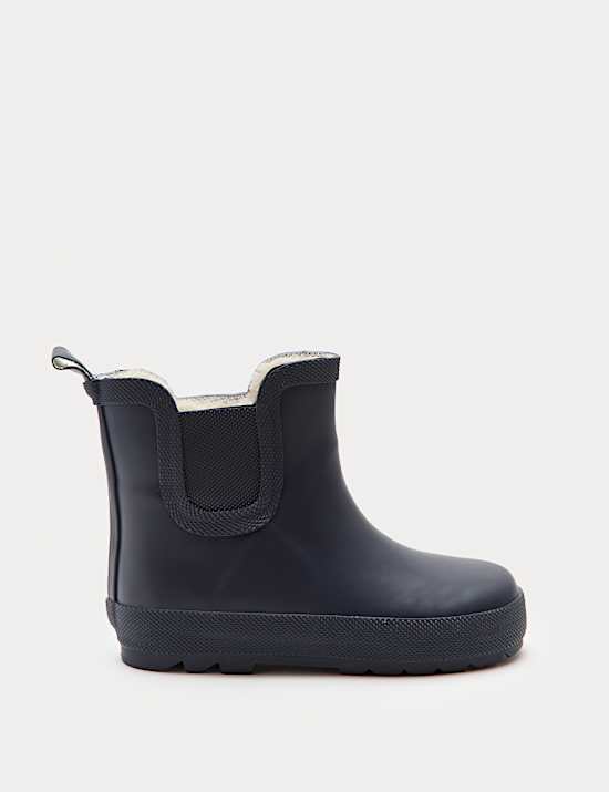 Kids' Warm Lined Chelsea Wellies (3 Small - 2 Large)