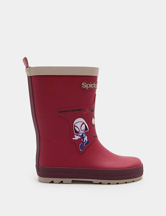 Kids' Spider-Man&trade; Wellies (4 Small - 2 Large)